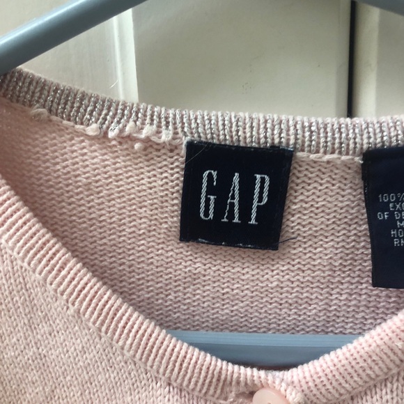 GAP SWEATER, girls S, pink 100% Cotton Easter, Spring, Summer, Beautiful Details - Picture 7 of 11